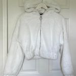 Ambiance Apparel Ambience Outerwear White Fur Jacket  Photo 0
