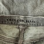 American Eagle Women’s Gray Denim Distressed 90s Flare Jeans Size 2 Photo 4