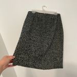 Talbots  Navy Blue Cream Beige Blue Tan Tweed Preppy Work Straight Pencil Skirt Photo 13