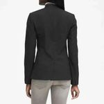 Banana Republic NWT Wool Tie Front Blazer Jacket in Black Women’s Size 8 Photo 1