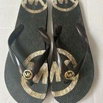Michael Kors MK  Brown flip flops Sandals womens Size 10 Photo 0
