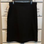 Bobbie & Brooks Black midi skirt elastic waist band in the back L Photo 1