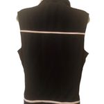Chico's Chico’s Zenergy Contrast Trim Golf Vest Black White Trim Full Zip Pockets Photo 3