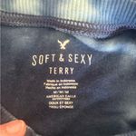 American Eagle soft & sexy terry blue tie dye sweatshirt size Medium Photo 1