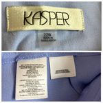 Kasper  New Dress Pants Straight Leg Flat Front Sky Blue Women’s Plus Size 22W Photo 9