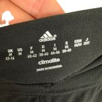 Adidas  Climalite Black Straight Leg Stretchy Elastic Waist Mid Rise Leggings M Photo 4