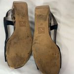 MRKT Harper Suede Cork Platform Sandals 7.5 Black Leopard Y2K Indie Boho Retro Photo 7