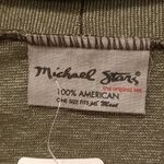 Michael Stars 💕💕 Long Sleeve Open Shawl Cardigan Shine Green Photo 2