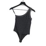 ALLSAINTS  Freyla Stripe Bodysuit Black White 6 (4) Photo 7