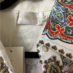 Chic White Paisley Long Sleeve Dress ( not Belt) Photo 6