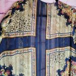 Umgee  FLORAL PAISLEY ANIMAL PRINT SHEER OPEN FRONT KIMONO CARDIGAN MEDIUM Photo 8