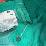 prAna  2/26 pants womens green skinny zip and button close Photo 8