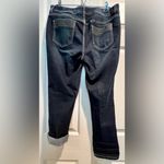Chico's Chico’s platinum denim cropped jeans - dark blue - size 10 ( 1.5) Photo 3