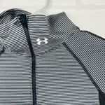 Under Armour  Women's Striped‎ 1/2 Zip Long Sleeve Athletic Pullover Top Medium Photo 4
