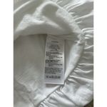 Madewell  Sleeveless Crewneck Bubble Top White Size L NU852 Photo 6