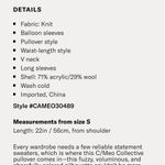 C/MEO COLLECTIVE NWT C/MEO Coco Knit Sweater Photo 2