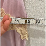 Olivaceous  Women's Purple Satin Slip Dress Size S Midi Formal V-Neck Photo 5