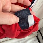 Tommy Hilfiger  Women’s Large Red Logo Shirt Dress Photo 3