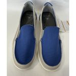Crocs Walu Women’s Canvas Loafers Slip-On Blue US 9 Boat Shoes Photo 2