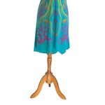 Kitty Printed Halter Dress Green Size L Y2K Retro Club Glam Night Out Party Boho Size L Photo 5