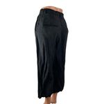 Apiece Apart Women's Black Pleated High Rise Wide Leg Crop Denim Jeans Size S Photo 1