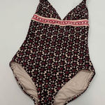 Kate Spade Women's Floral Tile Triangle One Piece Swimsuit Multi-Color Size XS Photo 0