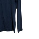 Oroblu Perfect Line Cotton T Shirt Womens Large Black Solid Long Sleeve Blouse Photo 4