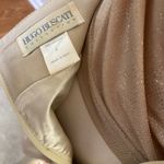 Hugo Buscati vintage 90s Collection 100% leather tan mini skirt Photo 5