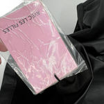 Avec Les Filles  Faux Leather Short Sleeve Black Blouse Size XL NWT Photo 9