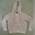 Marc New York (MNY) Teddy Bear Sherpa Faux Fur Zip-Up Hoodie Sweatshirt Photo 0