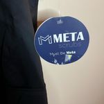 Meta Scrubs Black Medium Scrub Top Photo 3