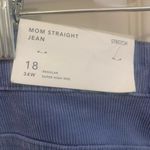 American Eagle NWT Blue Corduroy Mom Size 18 Pants. 2588 Photo 6