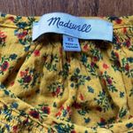 Madewell mustard floral tank top size XS Photo 5
