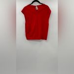 J.Crew  Featherweight cashmere-blend cropped sweater shell Red Arroyo Photo 4