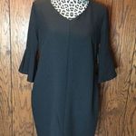 simply styled  Black Dress Bell Sleeves Small Photo 0