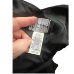 Vtg.SL Fashions Black Flutter Sleeve witchy gothic hem deep V back dress SZ. 10 Photo 9