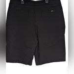 Calvin Klein Black Pull On Stretch Bermuda Shorts Size Large Photo 1