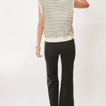Davi & Dani Davi & Dani French Terry Boxy Fit Striped Sweater Vest Photo 9