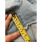 Motherhood Maternity Blue Denim Shorts Low Rise Under Belly Cut Off Size XXL White Photo 3