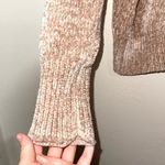Romeo + Juliet Couture Tan Chenille Knit Pullover Sweater Photo 3