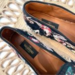 Valentino Garavani Butterfly-Embroidered Fabric Espadrilles in Black/Multi EU 36 Photo 5