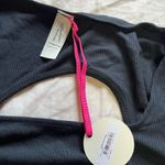 Lounge Ribbed Knit Tie-Back  Dress Photo 4