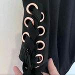 Etophe studios Etophe Studio Black Grommet Lace Up Sides One Piece Bikini Size Small Photo 8