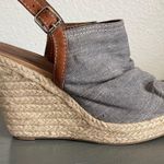 Y-Not Canvas Wedge Sandals  Size 10W Photo 9