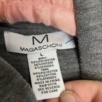 Magaschoni  grey cropped hoodie sweatshirt size large Photo 2
