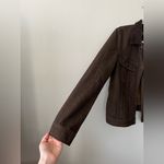 Ralph Lauren Lauren Ralph Jeans Co Brown Corduroy Collar Denim Jean Jacket Womens Size L Photo 7