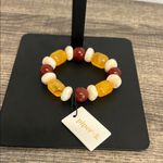 Piper  K Red Agate & Dyed Quartz Beaded Bracelet Photo 5