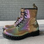 Dr. Martens NWT 1460 Rainbow Ray Suede Lace Up Boots Women’s Size 8 Photo 6