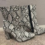 SheIn Snakeskin Western Booties Photo 0