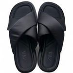 ZARA  Sandals Black Platform Photo 0